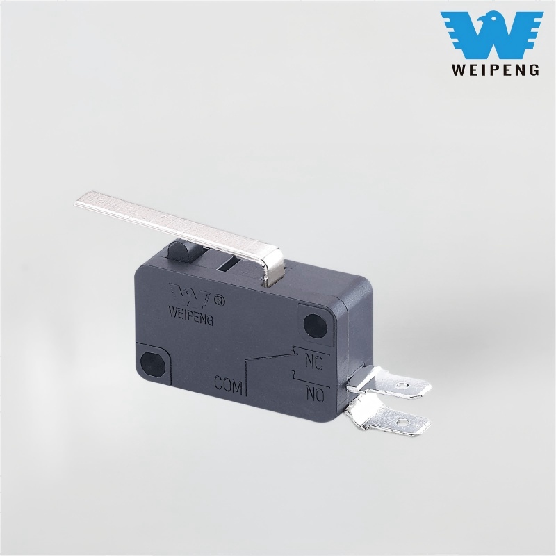 HK-14-sivuinen kaksijalkainen mikrokytkin suoralla vivulla