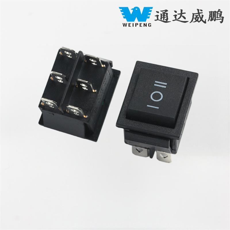KCD4 Keinukytkin 31*25mm Hopea Koskettimet 16A 250V